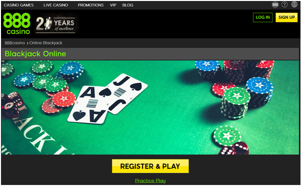 888 Casino- Play High Limit Blackjack