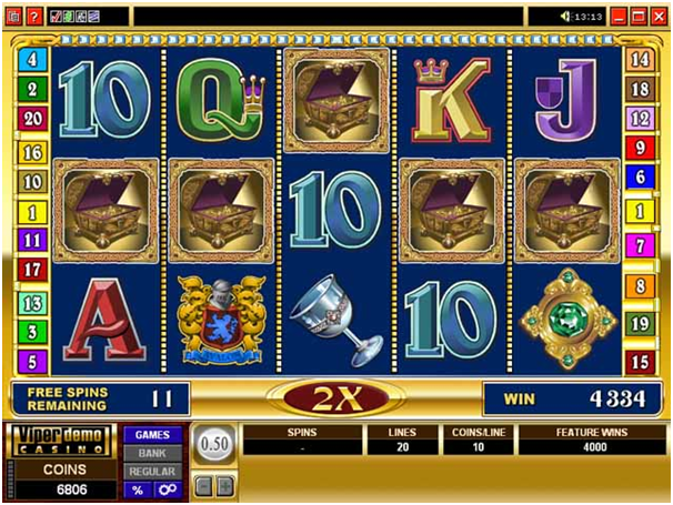 Avalon Slot free spins