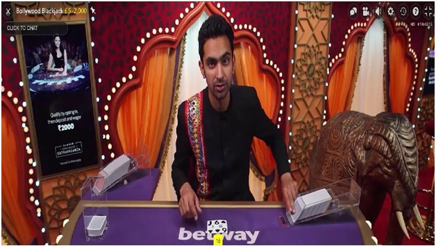 Betway Bollywood tables- Blackjack