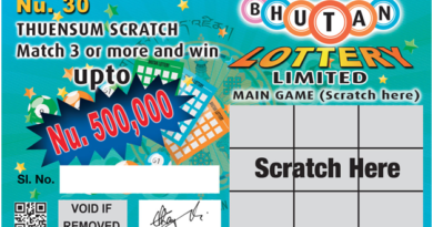 Bhutan lottery ticket
