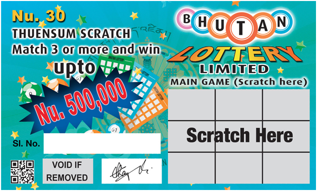 Bhutan lottery ticket
