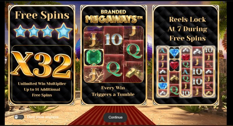 Branded Megaways Free Spins