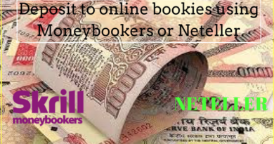 Deposit to online bookies using Moneybookers or Neteller