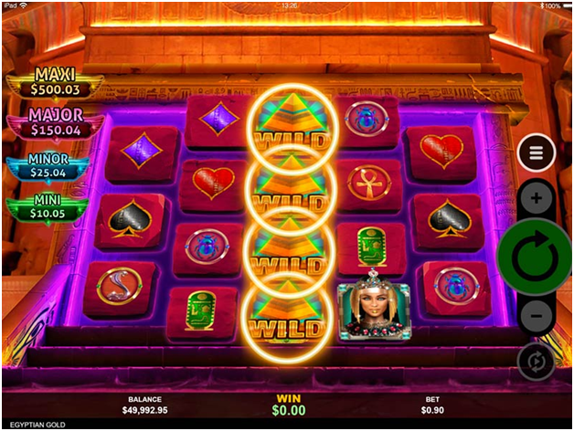 Egyptian Gold slot wild