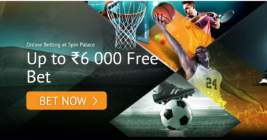 Rs 6000 free bet offer at Spin Palace