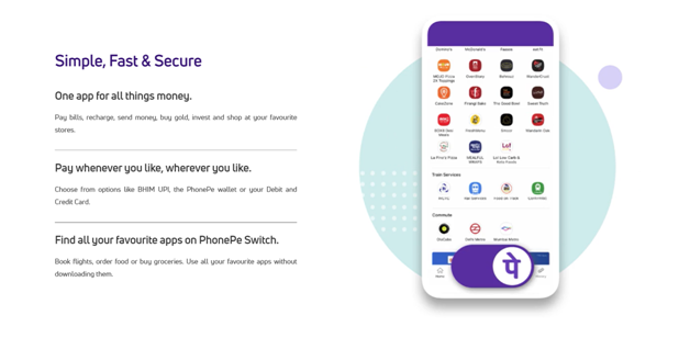 Features of PhonePe