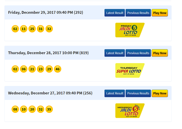 Jaldi lottery results