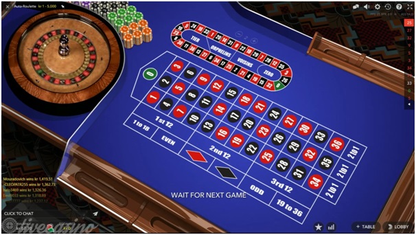 How to play Live Auto Roulette at Live casino India