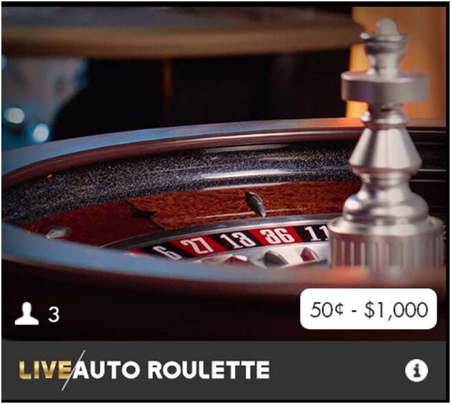 How to play Live Auto Roulette