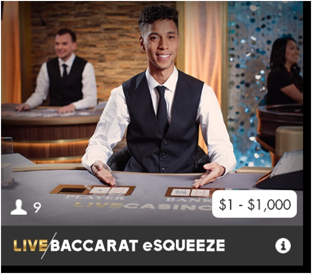 How to play live baccarat eSqueeze