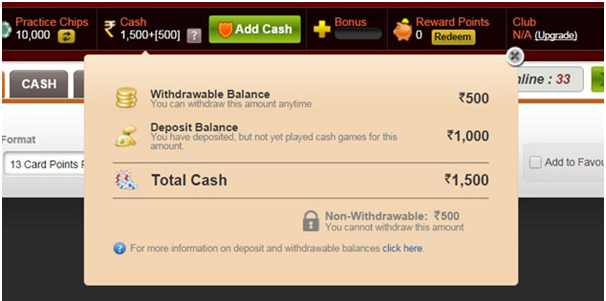 Indian Rummy- Rummy circle- How to withdraw your wins