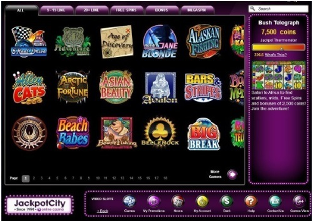 Jackpot City Online Indian casino- Games to play