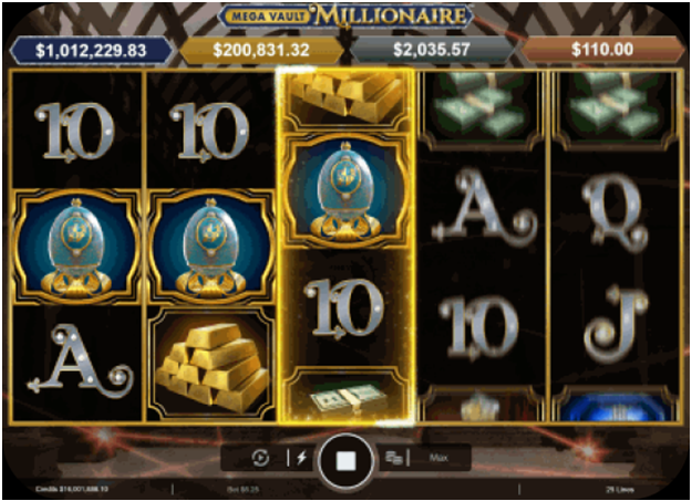 Mega Vault Millionaire Game Symbols