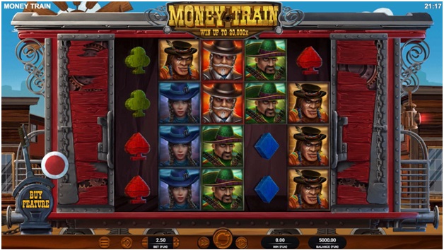 Money Train slot game symbols
