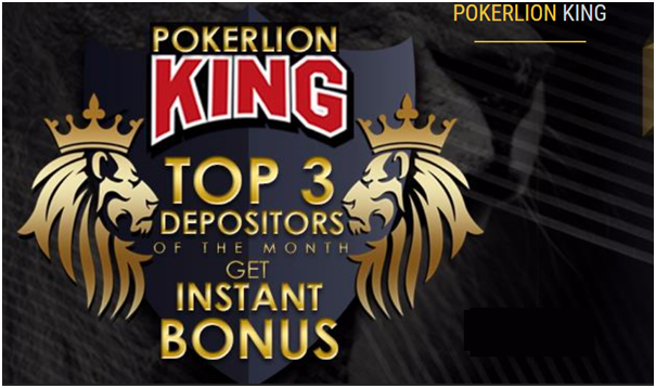 Poker Lion Depositor Bonus