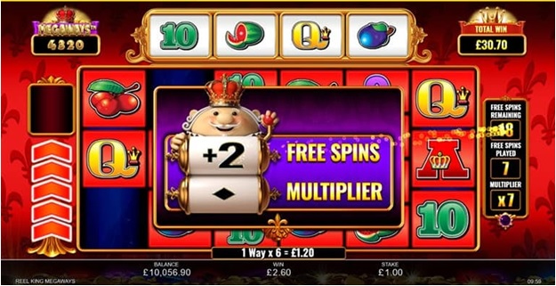 Reel King Mega Free Spins Mutiplier