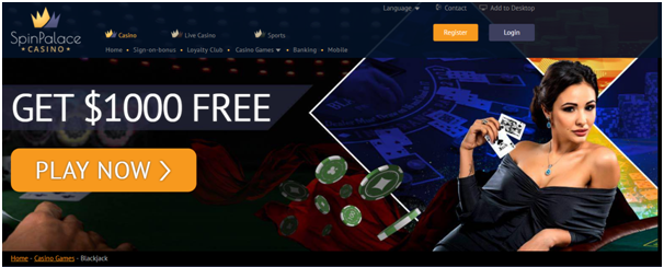 Spin Palace Casino- Play HighLimit Blackjack