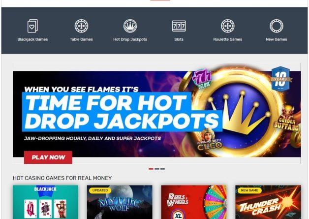 What are the hot drop jackpots to play at Bovada Casino