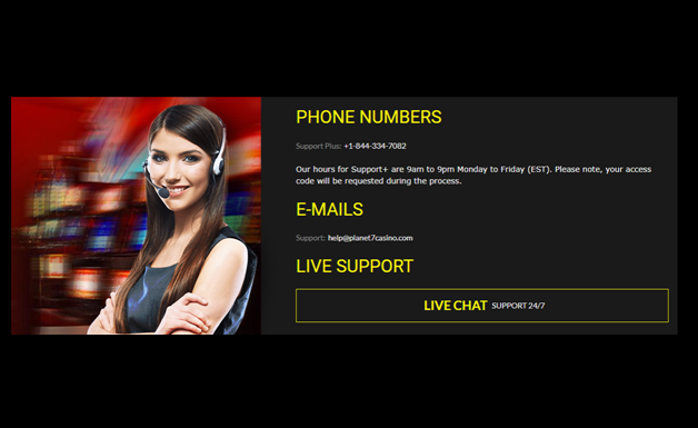 What is the best way to contact customer support at online casino
