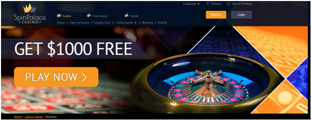 Where to play high limit roulette- Spin Palace Casino