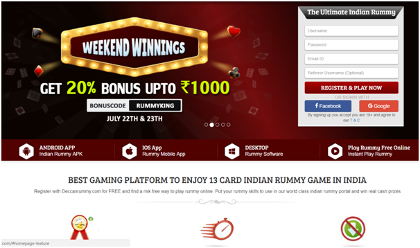 Where to play Indian Rummy