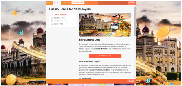 leo vegas casino indian bonus