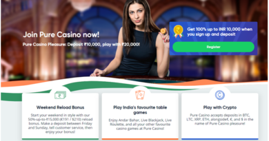 pure casino bonus